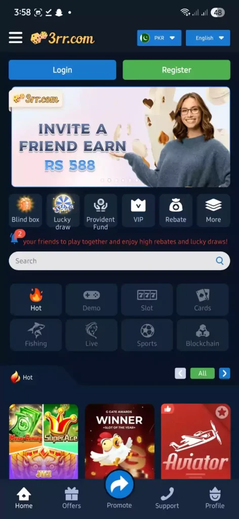 Register on 3rr Game